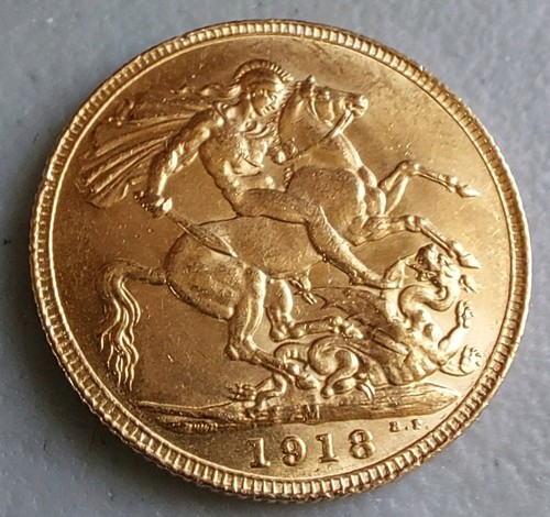 1918 melbourne mint - melbourne, king