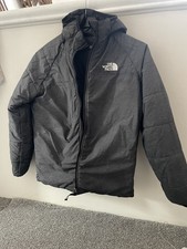 North Face Large Boys Revisible Petitio Jacket Black - Grey Never Worn New
