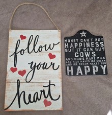 2 SIGNS "FOLLOW YOUR HEART"