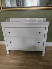 Ikea Hemnes Bathroom Cabinet with 2 Drawers and Large Sink with Splashback