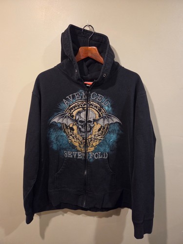 Vtg avenged sevenfold hoodie - avenged,