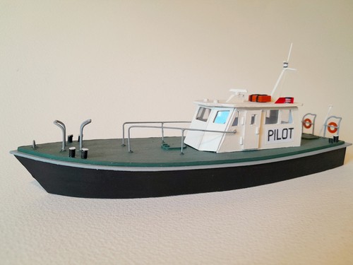 Model railway pilot boat 76 - model,