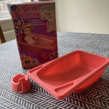 Carrie and Christopher 1970s Vintage Palitoy Bathroom Set  Bath & Potty 