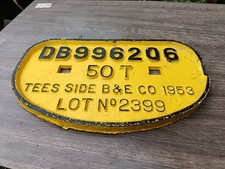 vintage railway cast iron
