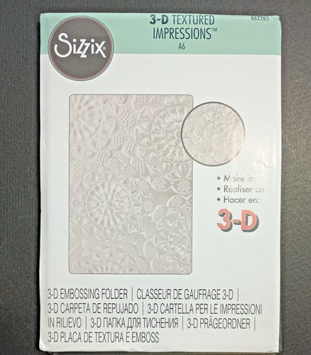 Sizzix multi level embossing - sizzix,