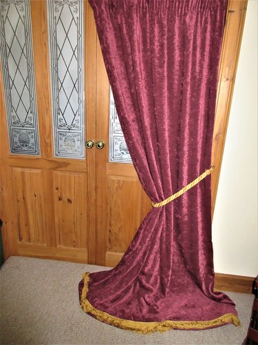 Bespoke door curtain tie - curtain,