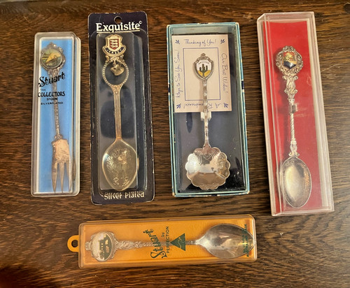 Souvenir spoons in - 5,