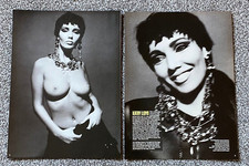 Rare Vintage 1990 Magazine Fashion Feature Art Picture Kathy Lloyd Page 3 Model