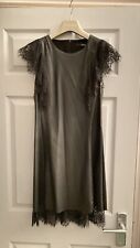 Woman’s Faux LeatherBlack Dress Size S
