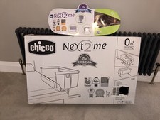 Chicco Next2Me Crib Bedside/Travel cot/Stand-alone Excellent Condition With Box