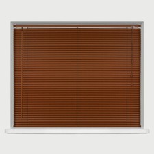MADE TO MEASURE PVC ALUMINIUM WOODGRAIN VENETIAN BLINDS 25MM
