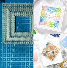 Edge Square Frame Border Metal Cutting Dies Scrapbooking Card Embossing Stencils
