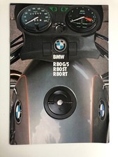 BMW R80 G/S, ST, RT Brochure. Original. Unmarked Perfect Condition. UK, English