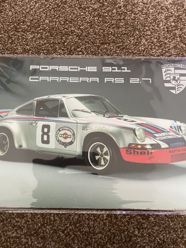 Porsche car metal sign bnib - car,