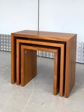 HEAL'S  Nest of 3 Tables Dark