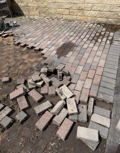 Block paving bricks - paving, for