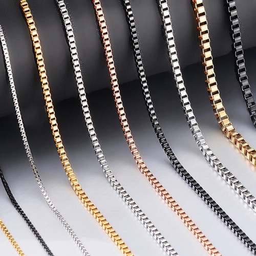 Stainless steel box chain - steel,