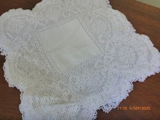 13 Lovely Net Lace Doilies/Table Mats 10" x 10"
