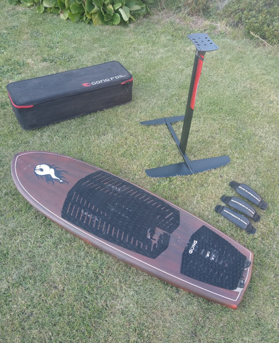 Gong kite foil - with, mast
