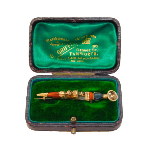 Victorian boxed 9ct gold - 9ct,