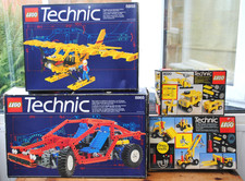 4x VINTAGE LEGO TECHNICS BUNDLE JOBLOT BOXED - 8020, 8040, 8855, 8865. SEE PICS.