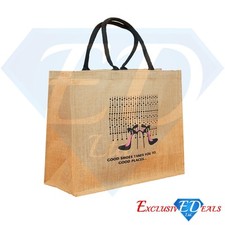 Large Jute Hessian Shopping