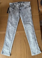 Miss Sixty Grey Stonewash Style Shock Jeans Women’s Size 31 UK 12