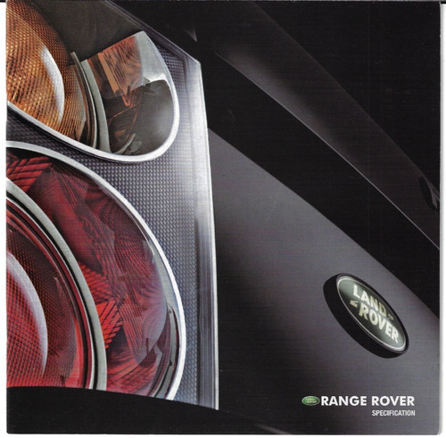 Range rover specifications - rover,