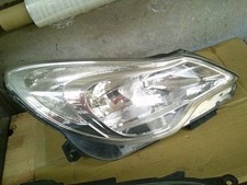 2012 VAUXHALL CORSA D FACELIFT DRIVERS OFF SIDE RIGHT HALOGEN HEADLIGHT SEE PICS
