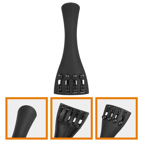 Black carbon fiber - black, violin