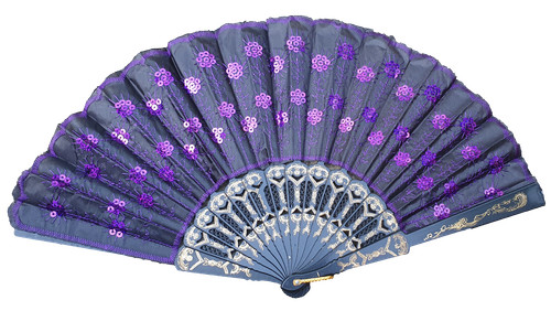 Purple sequins peacock - sequins,