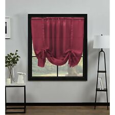 Voile Tie Blinds Net Curtain Slot Top Voile Panels - 24 Colours Available