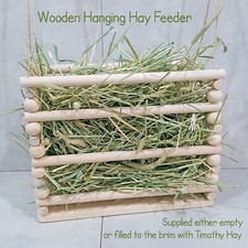 Wooden Hanging Hay Feeder Rack