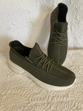 Crosshatch Olive Green Neidhart Lightweight Slip On Trainers Size-7-8-11 Or 12