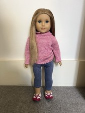 McKenna Brooks American Girl Doll In Cozy Sweater Outfit With Accessories