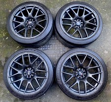 18” Grey XXR 530 Alloy Wheels & Nankang sportnex ar-1 Tyres 5x100 / 112 pcd
