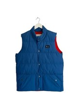 Penfield Blue Quilted Padded Gilet Outback RRP £125 Size L 60/40 Cotton 