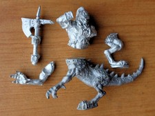 Chaos Dragon Ogre with Great Weapon Axe Metal Citadel Miniature OOP