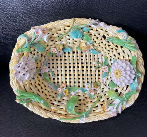 Vintage belleek ireland woven - belleek,