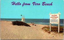 Postcard Vero Jaycee Beach