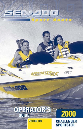 Sea doo owners manual book - sea-doo,