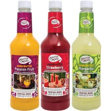 Margarita Daiquiri Mixer Real Fruit Cocktail Mix Strawberry Lime or Passionfruit