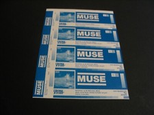 MUSE SET 4 TICKETS PROMOTER PROOFS BARCELONA 2001 NOT NUMBERED