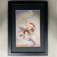 FRAMED COHEN THE BARBARIAN ART. PAUL KIDBY, TERRY PRATCHETT, DISCWORLD