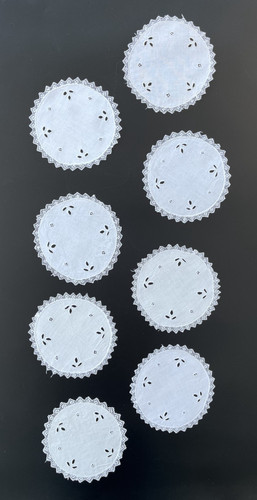 Vintage eight white - -, lace