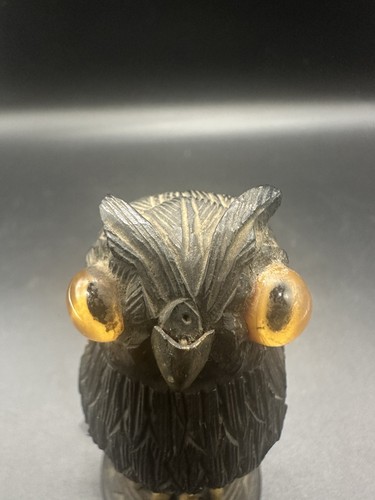 Black forest owl inkwell - black, forest?
