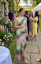 Style Cheat One Shoulder Satin