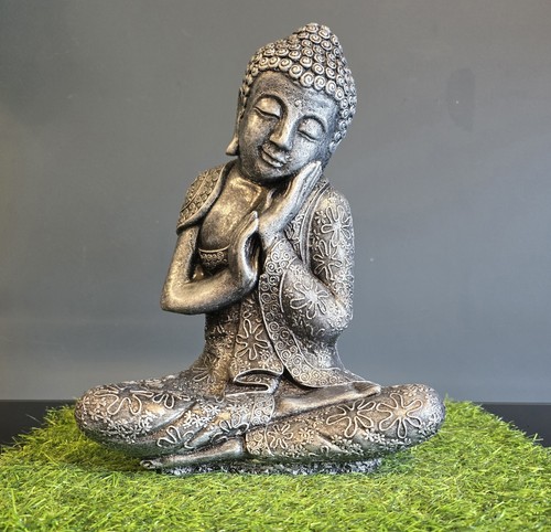 Stone garden buddha - garden,