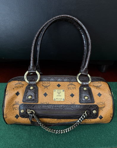 Mcm visetos brown monogram - mcm,