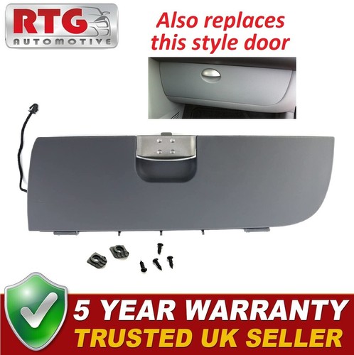 Grey glove box door cover - box,